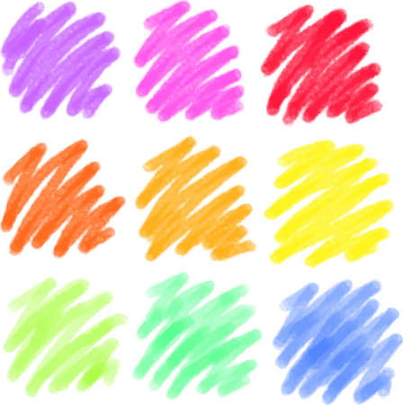 This is a doodle watercolor style background illustration.のイラスト素材