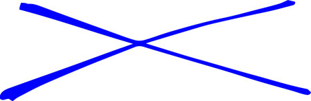 This is a Horizontal cross mark illustration.