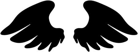 This is a illustration of Cute Angel wingsのイラスト素材