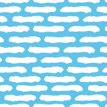 This is a illustration of Hand painted line pattern variationのイラスト素材