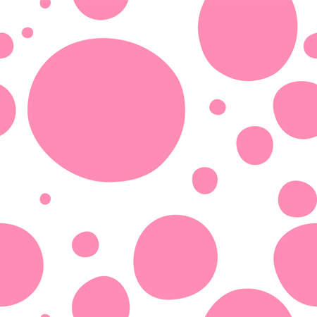 This is a illustration of Hand-painted polka dot pattern variationのイラスト素材
