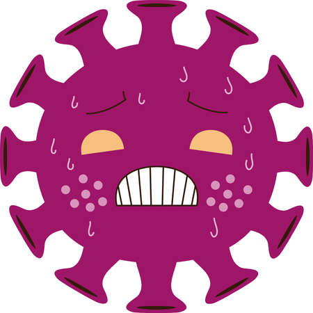 This is a illustration of coronavirus disease (COVID-19)のイラスト素材