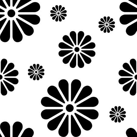 This is a illustration of Chrysanthemum crest Japanese style patternのイラスト素材