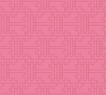 This is a illustration of Seamless Japanese pattern combining T-shaped figures