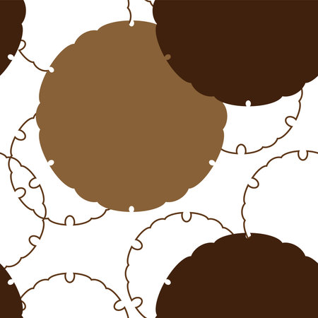 This is a illustration of Seamless Japanese pattern representing the Snow ringのイラスト素材