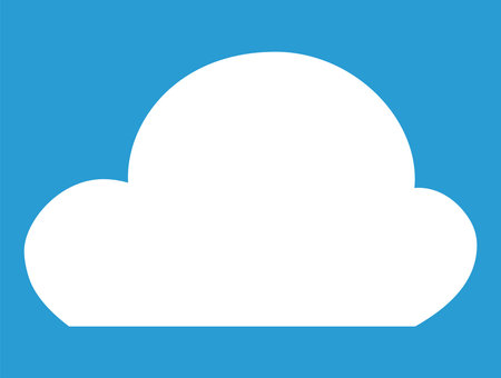This is a illustration of Cute Cartoon clouds 