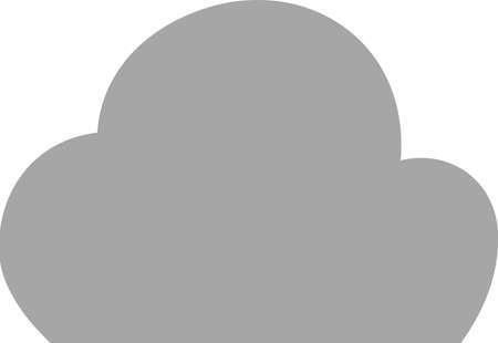 This is a illustration of Cute Cartoon clouds のイラスト素材