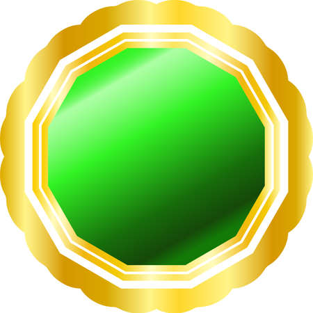 This is a illustration of Simple emblem markのイラスト素材