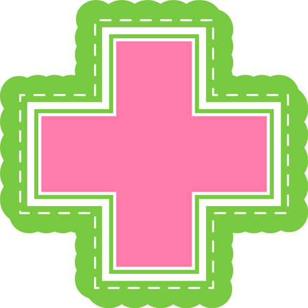 This is a illustration of Simple emblem markのイラスト素材