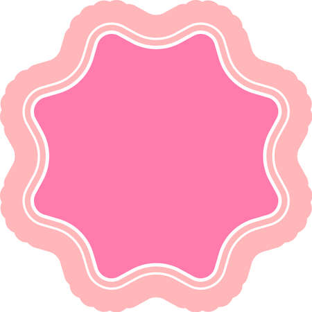 This is a illustration of Simple emblem markのイラスト素材