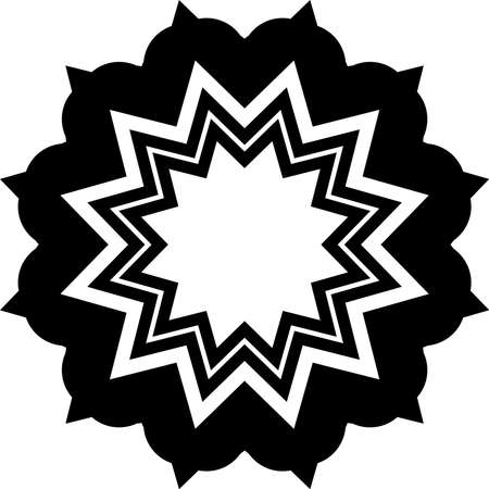 This is a illustration of Simple emblem markのイラスト素材