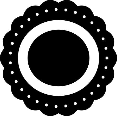 This is a illustration of Simple emblem markのイラスト素材