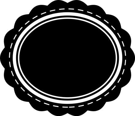 This is a illustration of Simple emblem markのイラスト素材