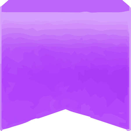 This is a illustration of Purple Watercolor-like title ribbonのイラスト素材