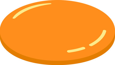 This is a illustration of Coin medals placed on a single planeのイラスト素材