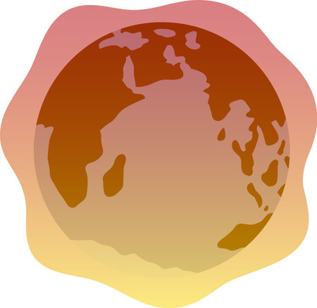 This is a illustration of a Global warmingのイラスト素材