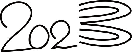 This is a illustration of New Year letters for the Rabbit of 2023のイラスト素材