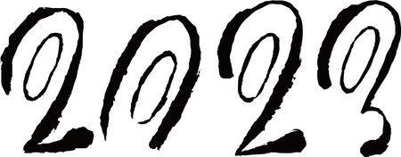 This is a illustration of New Year letters for the Rabbit of 2023のイラスト素材