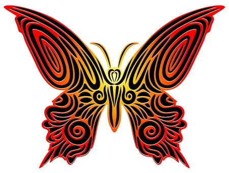 Butterfy Tattooのイラスト素材