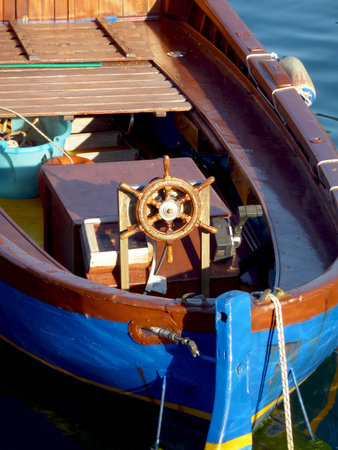 Wood Boat Close up