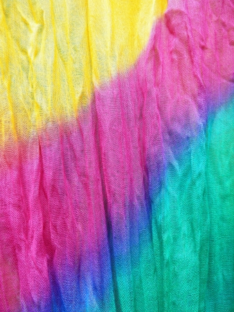 Rainbow Colors Fabric Textureの写真素材