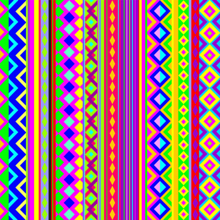 Ethnic Psychedelic Pattern Texture