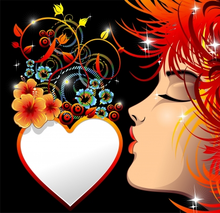 Be my Valentine Love Heart Kissのイラスト素材