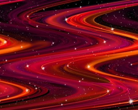 Purple Universe Milk Way Fractal Abstract Artの写真素材