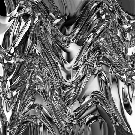 Glowing Silver Effect Glowing Silver Effect Pattern Textureの写真素材