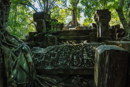Angkor Thom, Siemreap, Cambodia.の写真素材