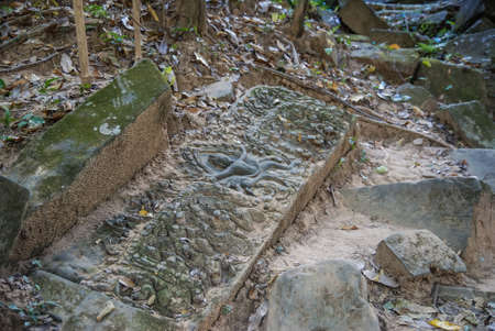 Angkor Thom, Siemreap, Cambodia.の写真素材