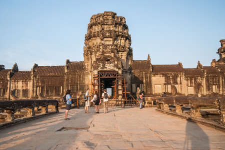 Angkor Wat, Siemreap, Cambodia.のeditorial素材