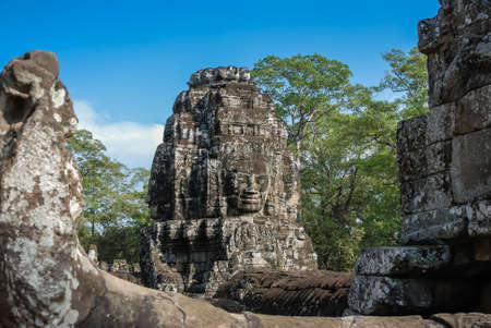 Angkor Thom, Siemreap, Cambodia.の写真素材
