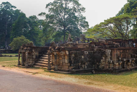 Angkor Thom, Siemreap, Cambodia.の写真素材