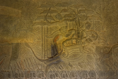 Angkor Wat, Siemreap, Cambodia.の写真素材