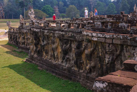 Angkor Thom, Siemreap, Cambodia.の写真素材