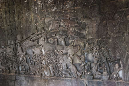 Angkor Thom, Siemreap, Cambodia.の写真素材