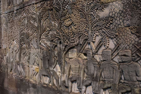 Angkor Thom, Siemreap, Cambodia.の写真素材