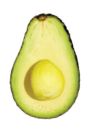 sliced avocadoの写真素材