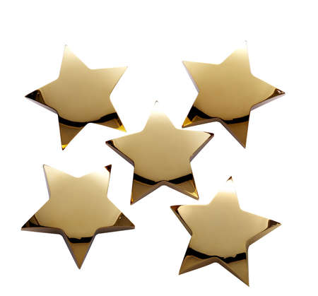 gold starsの写真素材