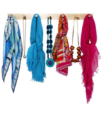 scarf storage rackの写真素材