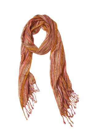 brown scarfの写真素材