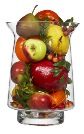 jar of fruits, decorの写真素材