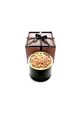 almond gift boxの写真素材
