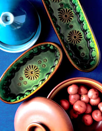 assorted baking dishes, cooking, bakeware, cookwareの写真素材