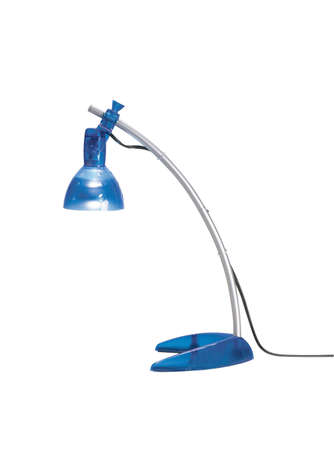 blue work lampの写真素材