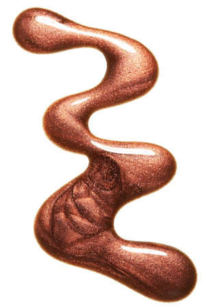 Nail enamel, brown metallic. pinkの写真素材