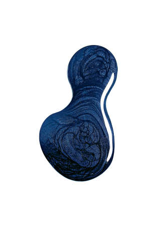 blue nail shadeの写真素材