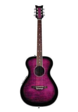 Purple guitarの写真素材