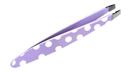 purple tweezerの写真素材